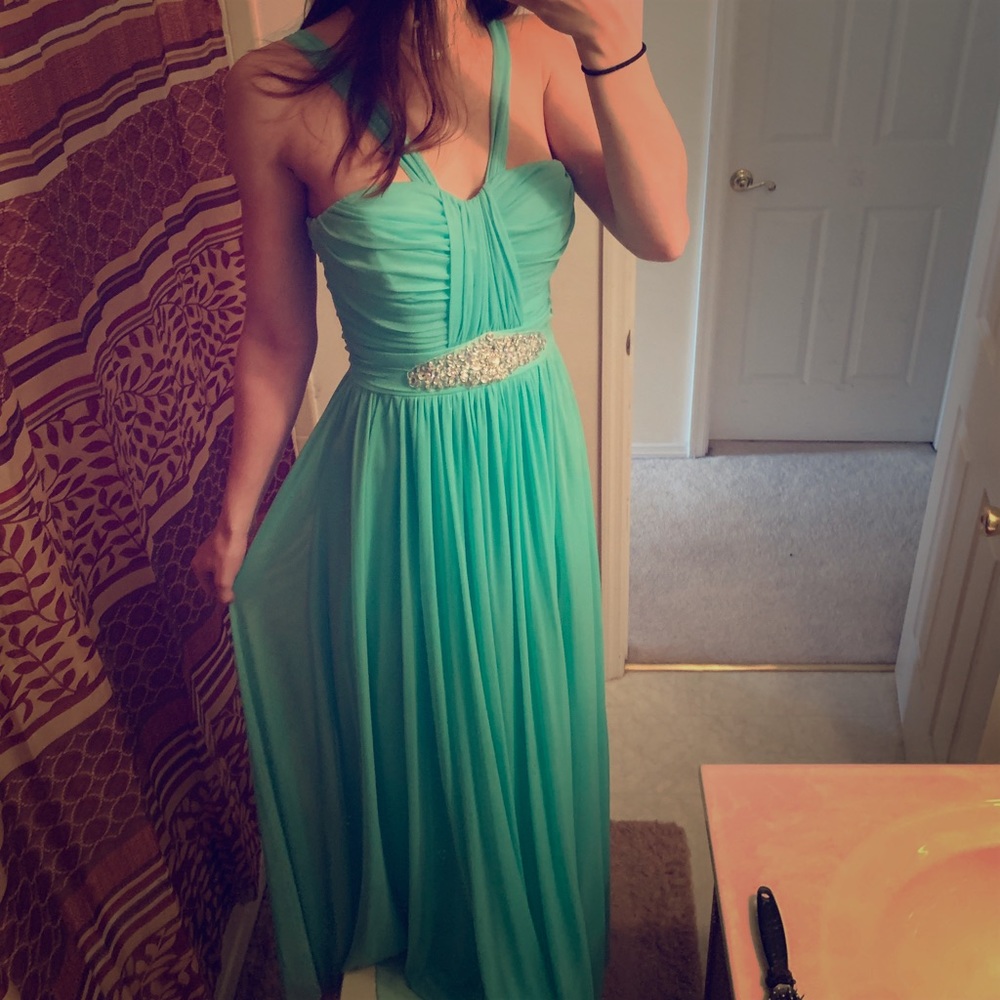 Turquoise Blue B Darlin Dress